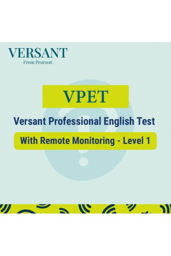 Versant Professional English Test LV1 with RM - Bài Thi Chính Thức Có Giám Thị Từ Xa Level 1