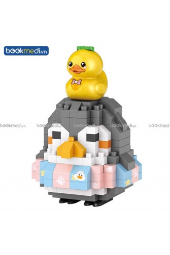 Đồ Chơi Lắp Ráp Mô Hình Chú Chim Cánh Cụt (Penguin) Hãng Loz