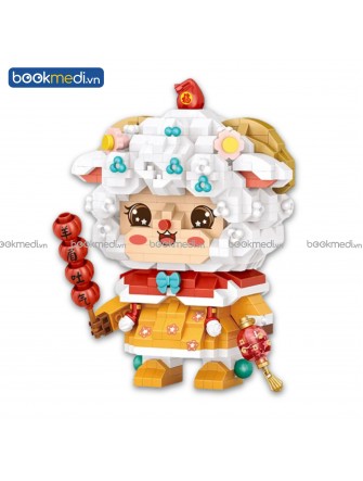 Đồ Chơi Lắp Ráp Mô Hình Cừu Cổ Trang (Sheep) Hãng Loz