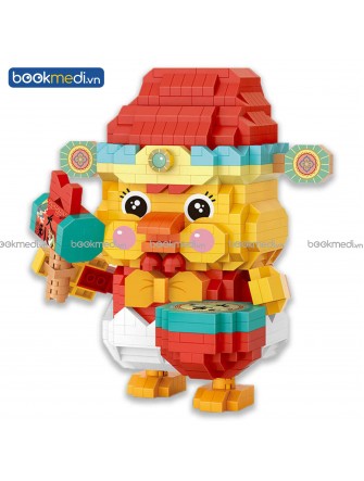 Đồ Chơi Lắp Ráp Mô Hình Gà Cổ Trang (Chook) Hãng Loz