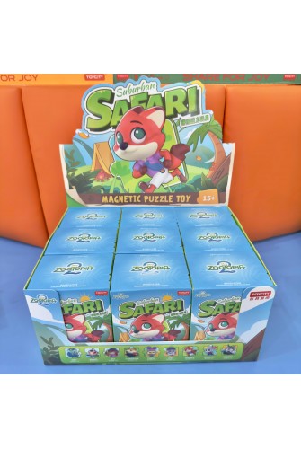 Hộp mù nam châm Disney Zootopia 2 Series Suburban Safari Magnetic Toy (Blind Box) - Full 9 nhân vật