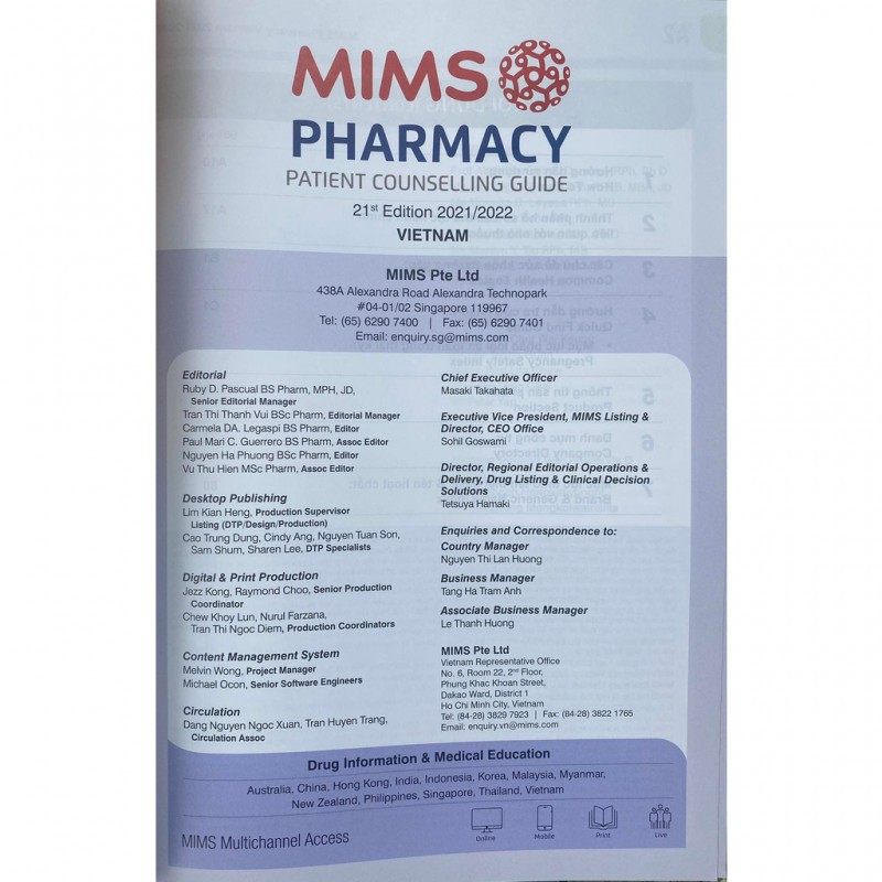 MIMS Pharmacy 2022