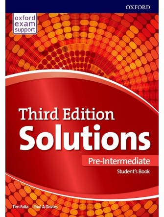 Solutions Pre-Intermediate Student's Book and Online Practice Pack