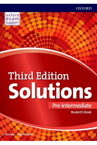 Solutions Pre-Intermediate Student's Book and Online Practice Pack