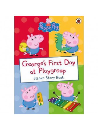 George's First Day At Playgroup Sticker Activity