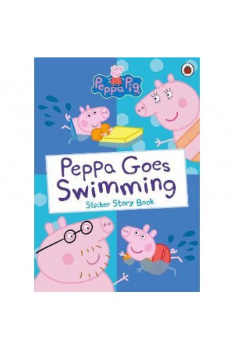 Peppa Goes Swimming Sticker Story Book