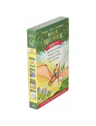 Magic Tree House Boxed Set, Books 1-4: Dinosaurs Before Dark, the Knight At Dawn, Mummies In the Morning, and Pirates Past Noon