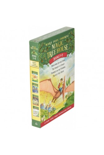 Magic Tree House Boxed Set, Books 1-4: Dinosaurs Before Dark, the Knight At Dawn, Mummies In the Morning, and Pirates Past Noon