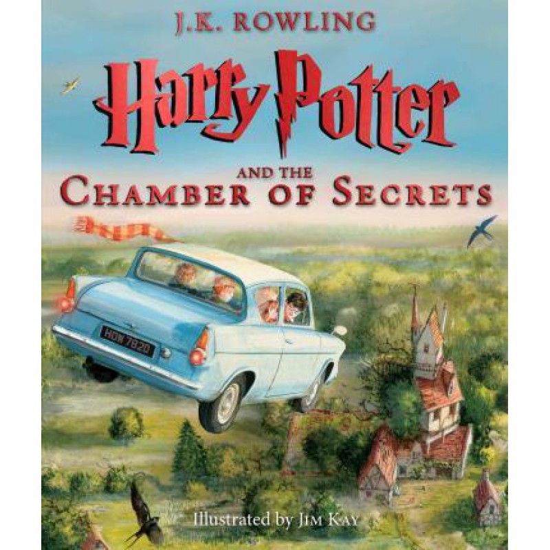 Harry Potter and the Chamber of Secrets: The Illustrated Edition (Harry Potter, Book 2)- Hardcover