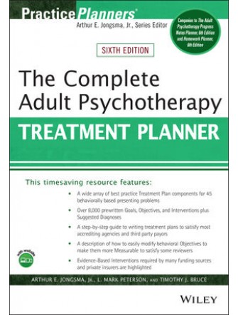 The Complete Adult Psychotherapy Treatment Planner PracticePlanners