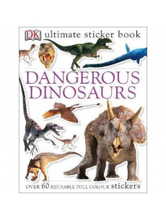 Ultimate Sticker Book Dangerous Dinosaurs