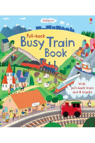 Pull-back: Busy Train Book
