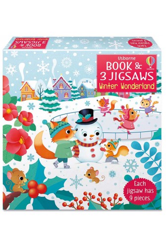 Picture book and three jigsaws: Winter Wonderland