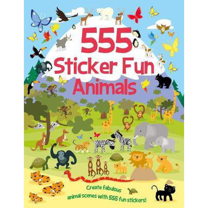 555 Sticker Fun Animals (IT) 