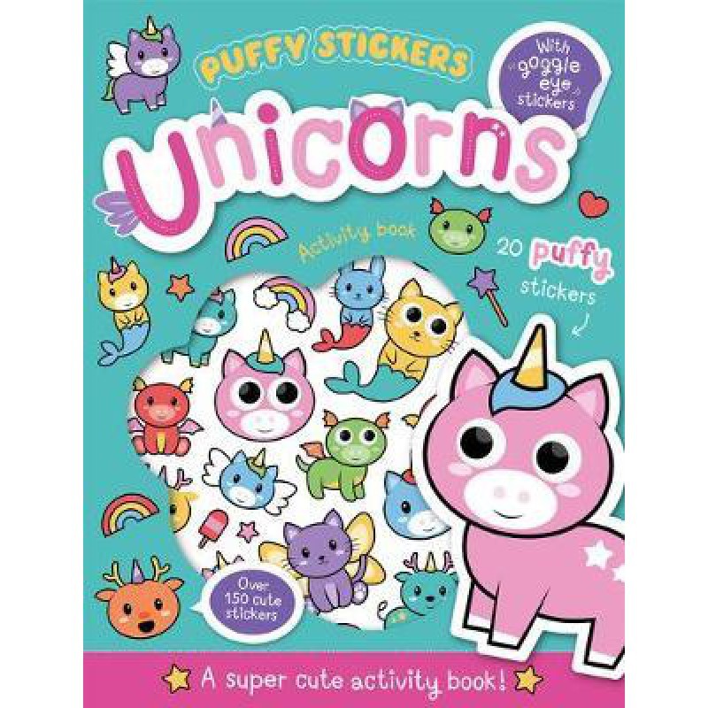 Puffy Sticker Unicorns | Bookmedi.vn