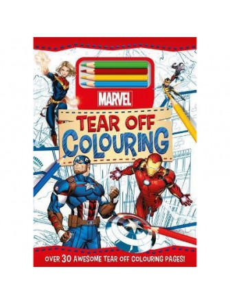 Marvel: Tear Off Colouring