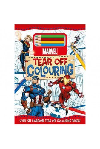 Marvel: Tear Off Colouring