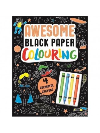 Awesome Black Paper Colouring