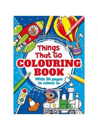 Awesome Colouring 4: Things That Go Colouring Book