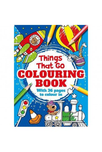 Awesome Colouring 4: Things That Go Colouring Book