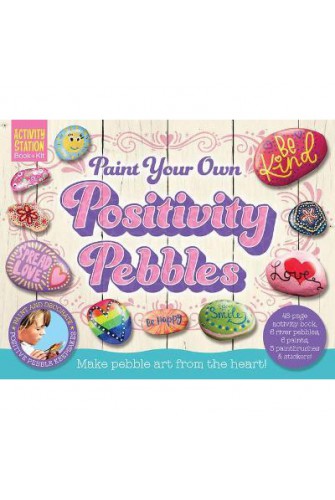 Paint Your Own Positivity Pebbles (No glitter glue)