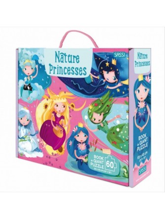 Giant Puzzle And Book - Nature Princesses (N.E. 2020)
