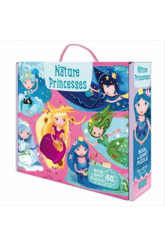 Giant Puzzle And Book - Nature Princesses(N.E. 2020)