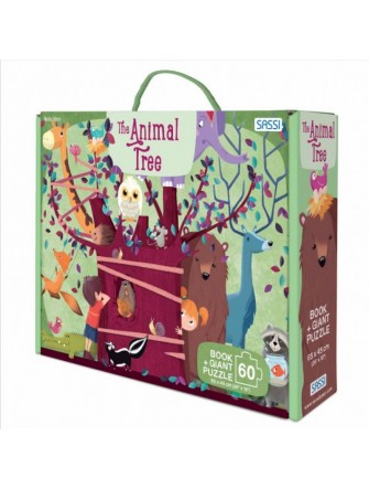Giant Puzzle And Book - The Animal Tree (N.E. 2020)