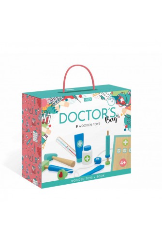 WOODEN TOYS AND BOOK - THE DOCTOR