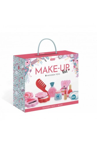 WOODEN TOYS AND BOOK - MAKE-UP ARTIST