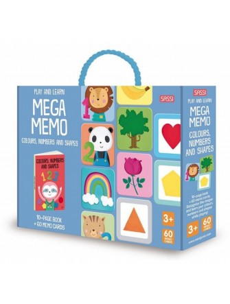 Mega-Memo. Colors, Numbers And Shapes