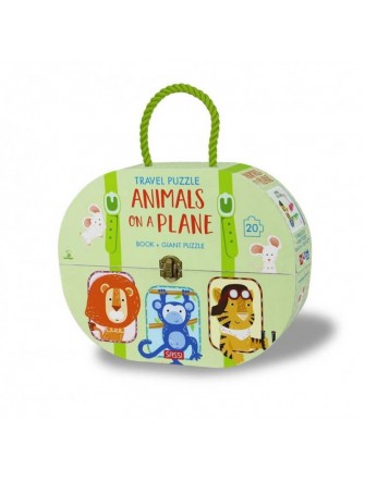 Travel Puzzle - Animals On A Plane 