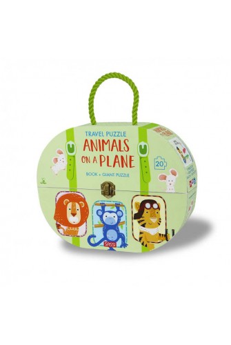 Travel Puzzle - Animals On A Plane 