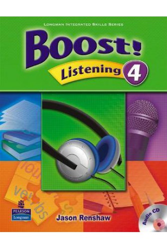 Boost! Listening 4: Student Book with CD - [Big Sale Sách Cũ]